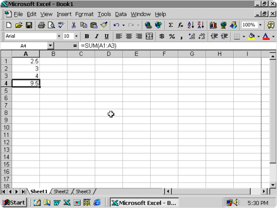 Microsoft Excel 1997